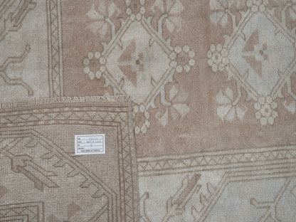 Turkish Rug, Vintage Rug, Handmade Rug, Area Rug, Oushak Rug, Neutral Rug, Bedroom Rug, Contemporary Decor, Turkish Carpet, Rug 5x8, 12421