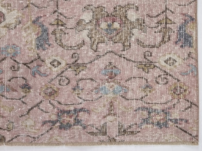 Turkish rug 4x7, Art deco Carpet rug, Oushak rug 4x7, Unique rug, Rare find Vintage rug, Turkey rug, Wool rug, One of a kind rug, 10281