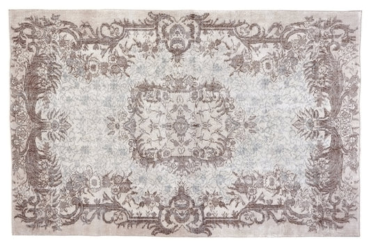 Muted Oushak Rug, Neutral Turkish Rug, Mid-century Vintage Rug, Area rug, Unique rug,Home decor,Traditional rug,Primitive rug, Carpet, 10270