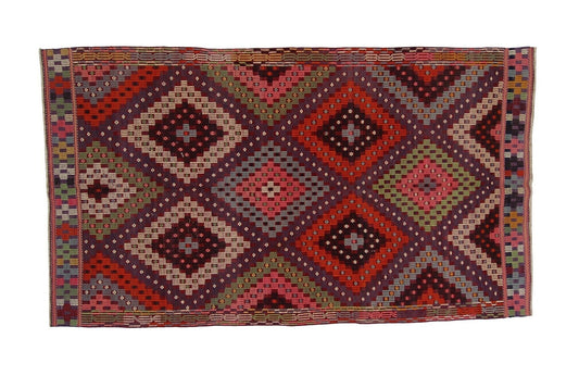 Vintage Kilim 6x10, Turkish Kilim Rug, Vintage Rug, Handmade Area Rug, Anatolia Rug,Eclectic Decor, Bedroom Rug, Flat Weave, Kilim Rug, 2884