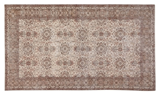 Ethnic Oushak Rug, Turkish Carpet rug, Natural Rug, Rustic decor, Bedroom rug, 5x9 Turkish Rug, Oushak Carpet,Mid-Century Vintage rug, 10264