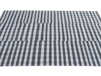 Vintage Kilim Rug, Kilim Rug 5x9, Area Kilim, Handmade Plaid Striped Kilim Rug, Turkish Bohemian Kilim Rug,Rug Kilim, Living Room Rug, 11449