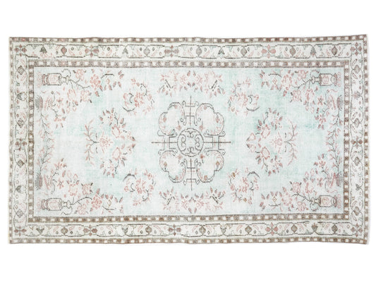 Turkish Rug, Vintage Rug, Handmade Rug, Area Rug, Oushak Rug, Neutral Rug, Floor Rug, Carpet Rug, Turkey Rug, Rug 6x9, Turkish Carpet, 10471