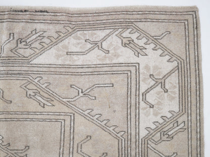 Turkish Handmade Rug, Vintage Unique Rug, Oushak Faded Rug, Scandinavian Rug, Office Rug, Turkish Carpet, Turkey Rug, Rug 5x8, 12373