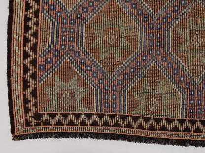 Kilim Rug 6x9, Turkish Bohemian Kilim Rug, Vintage Eclectic Kilim Rug,Handmade Anatolia Kilim Rug,Bedroom Rug, Flat Weave Antique Rug, 10519