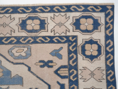 Turkish Oushak Rug, Vintage Handmade Rug, Area Eclectic Rug, Neutral Unique Rug, Wool Rug, Nursery Rug,Turkey Rug, Rug 5x8, Carpet Rug, 9993