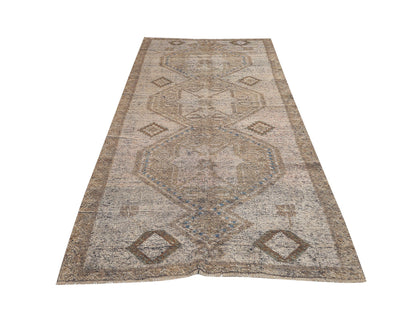Turkish Oushak Runner, Vintage Runner, Handmade Runner Rug, Carpet Runner, Floor Runner Rug, Hallway Runner, Runner Rug 4x11, 9500