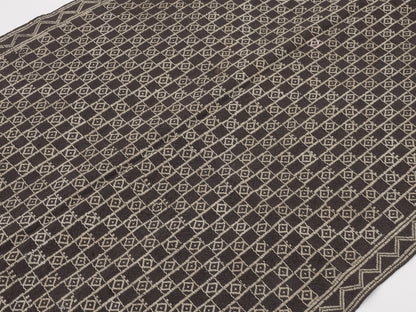 Primitive Kilim Rug, Turkish Kilim, Vintage Rustic Kilim Rug, Handmade Area Unique Kilim Rug, Turkish Kilim Rug, Kilim Rug 4x8, 11175