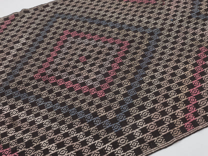 Turkish Kilim, Vintage Kilim, Kilim Rug, Handmade Area Bohemian Kilim Rug, Eclectic Kilim Rug, Turkish Kilim Rug, Kilim Rug 5x8, 11178