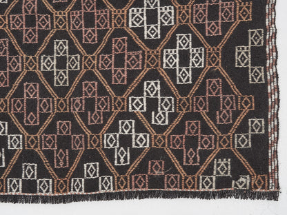 Turkish Kilim, Vintage Kilim, Area Kilim Rug, Handmade Bohemian Faded Kilim Rug, Turkish Kilim Rug, Entryway Rug, Kilim Rug 4x8, 11198