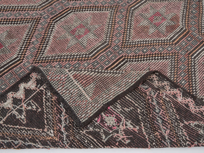 Turkish Kilim, Vintage Kilim, Kilim Rug 5x10, Handmade Unique Muted Kilim Rug, Area Floor Kilim Rug, Turkish Kilim Rug, Office Rug, 11199
