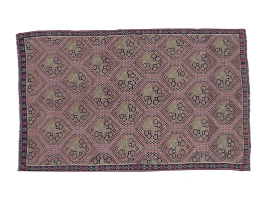 Turkish Kilim, Kilim Rug 6x9, Vintage Kilim, Bohemian Kilim Rug, Handmade Anatolia Eclectic Kilim Rug, Area Faded Kilim Rug,Rug Kilim, 11208