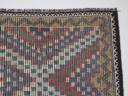 Kilim Rug 7x11, Turkish Kilim, Area Kilim Rug, Vintage Kilim, Handmade Bohemian Muted Kilim Rug, Turkish Kilim Rug, Rug Kilim, 11209