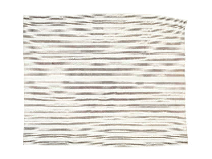 Turkish Kilim, Vintage Kilim, Kilim Rug 8x9, Handmade Flat Weave Striped Kilim Rug, Scandinavian Rug, Turkish Kilim Rug, Rug Kilim, 11237