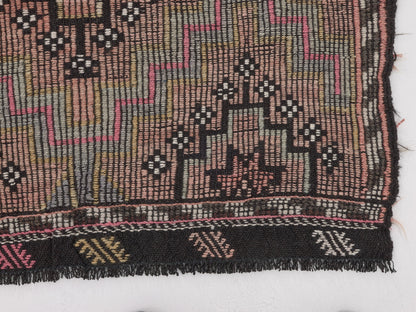 Vintage Kilim, Turkish Kilim, Kilim Rug, Handmade Anatolia Kilim Rug, Area Eclectic Kilim Rug, Bohemian Kilim Rug, Kilim Rug 6x7, 11179