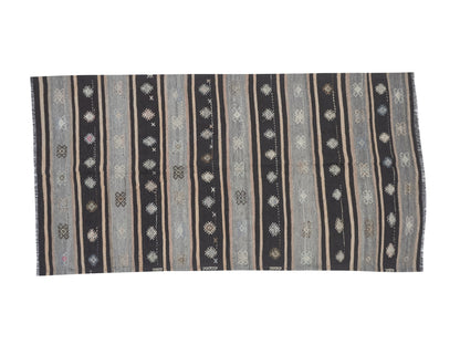 Primitive Kilim Rug, Turkish Kilim, Vintage Kilim, Handmade Area Rustic Kilim Rug, Turkish Kilim Rug, Living Room Rug, Kilim Rug 5x10, 11187