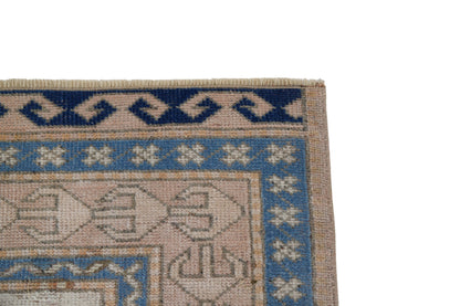 Orient Oushak Rug, Small Area Rug, 5x6 Rug, Vintage Turkish Oushak Rug, Anatolia Carpet rug, Handmade Wool Rug Made in Turkey 1970's , 10072