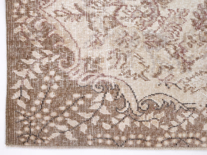Oushak Rug, Turkish Handmade Area Rug, Vintage Unique Rustic Rug, Turkey Rug, Neutral Rug, Primitive Rug, Kid Room Rug, Rug 5x9, 10390