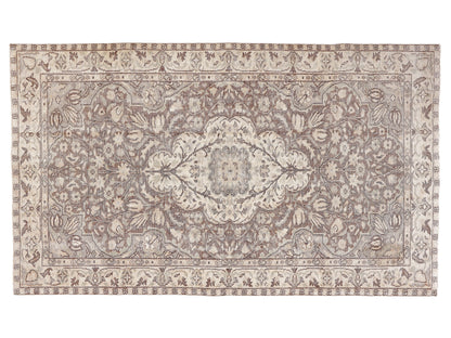 Turkish Rug, Vintage Faded Rug, Oushak Unique Rug, Rug Primitive, Rug Living Room, Handmade Area Muted Rug, Neutral Rug, Rug 5x8, 10414