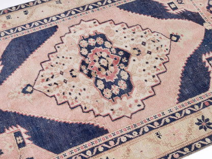 Vintage Rug, Turkish Oushak Rug, Handmade Rug, Neutral Area Rug, Bohemian Eclectic Rug, Small Rug, Entryway Rug, Rug 3x5, Turkey Rug, 10371