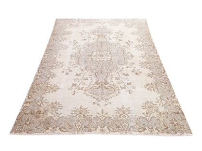 Neutral Rug, Vintage Rug, Turkish Oushak Rug, Handmade Antique Rug, Primitive Rustic Rug, Kid Room Rug, Area Rug, Carpet Rug, Rug 5x9, 10423