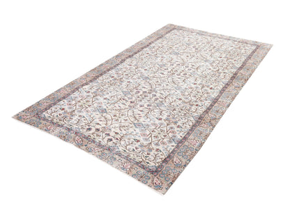 Living Room Rug, Oushak Rug 5x9, Handmade Area Unique Rug, Turkish Vintage Faded Rug, Bohemian Eclectic Rug, Turkey Rug, Neutral Rug, 10431