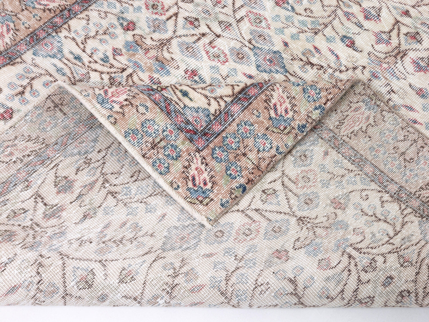 Living Room Rug, Oushak Rug 5x9, Handmade Area Unique Rug, Turkish Vintage Faded Rug, Bohemian Eclectic Rug, Turkey Rug, Neutral Rug, 10431