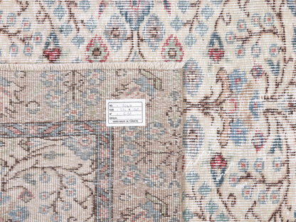 Living Room Rug, Oushak Rug 5x9, Handmade Area Unique Rug, Turkish Vintage Faded Rug, Bohemian Eclectic Rug, Turkey Rug, Neutral Rug, 10431