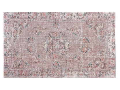 Oushak Rug 5x8, Vintage Handmade Faded Rug, Turkish Area Muted Rug, Anatolia Antique Rug, Bedroom Rug, Turkey Rug, Bohemian Rug, 10465