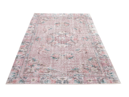 Oushak Rug 5x8, Vintage Handmade Faded Rug, Turkish Area Muted Rug, Anatolia Antique Rug, Bedroom Rug, Turkey Rug, Bohemian Rug, 10465
