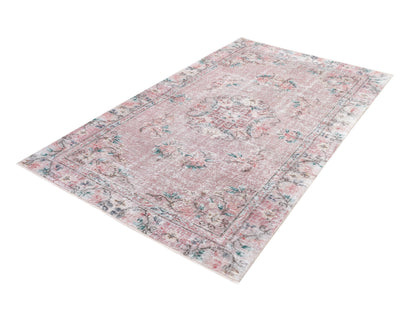 Oushak Rug 5x8, Vintage Handmade Faded Rug, Turkish Area Muted Rug, Anatolia Antique Rug, Bedroom Rug, Turkey Rug, Bohemian Rug, 10465
