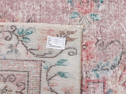 Oushak Rug 5x8, Vintage Handmade Faded Rug, Turkish Area Muted Rug, Anatolia Antique Rug, Bedroom Rug, Turkey Rug, Bohemian Rug, 10465