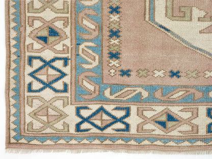 Handmade Anatolia Rug, Area Rug, Turkish Oushak Rug, Vintage Unique Eclectic Rug, Bohemian Rug, Carpet Rug, Neutral Floor Rug, Rug 6x8, 9055