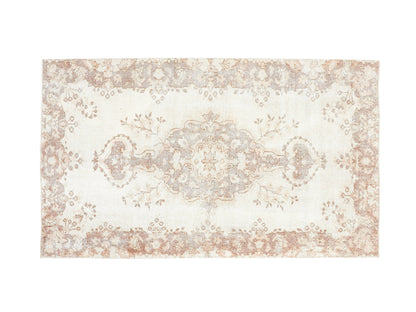 Vintage Rug, Rug 4x6, Turkish Handmade Rug, Area Antique Rug, Neutral Faded Rug, Carpet Rug, Scandinavian Rug, Wool Rug, Turkey Rug, 10548