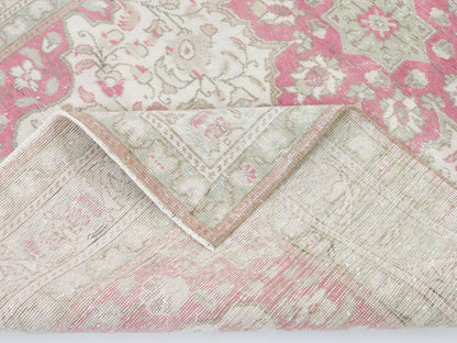 Oushak Rug 4x6, Handmade Faded Rug, Turkish Vintage Rug, Living Room Rug, Area Anatolia Rug, Neutral Rug, Bohemian Eclectic Rug, 10551
