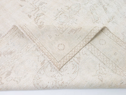 Beige Rug, Turkish Rug, Neutral Rug, Living Room Rug, Oushak Rug, Vintage Rug, Rug 6x10, Handmade Rug, Carpet Rug, Turkey Rug, 11004