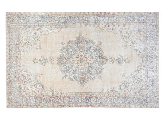 Oushak Rug, Vintage Rug, Living Room Rug, Rug 7x11, Turkish Handmade Unique Rug,Neutral Floor Rug, Area Antique Rug, Scandinavian Rug, 11015