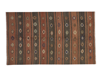 Turkish Kilim, Kilim Rug, Anatolia Vintage Kilim, Handmade Antique Kilim Rug, Living Room Rug, Kilim Rug 6X9, Turkish Kilim Rug, 10524