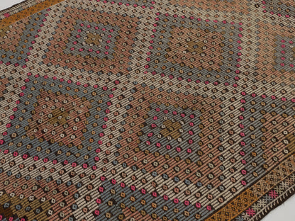 Vintage Kilim, Kilim Rug 6x12, Turkish Kilim, Handmade Anatolia Kilim Rug, Bohemian Eclectic Kilim Rug, Kilim Rug, Living Room Rug, 10527