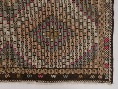 Vintage Kilim, Kilim Rug 6x12, Turkish Kilim, Handmade Anatolia Kilim Rug, Bohemian Eclectic Kilim Rug, Kilim Rug, Living Room Rug, 10527