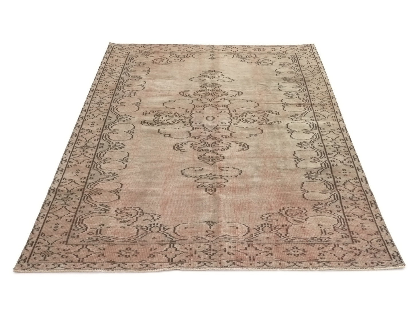 Antique Oushak Rug, Turkish rug, Vintage rug, Neutral rug, 5x8 Area rug, Carpet rug, Anatolia rug, Bedroom Oushak rug, Handmade rug,9584