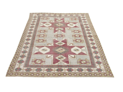 Turkish rug Antique, Vintage Carpet rug, Oushak Unique rug, One of a kind rug, Ethnic rug, Old rug, Boho rug, Rustic rug, Bedroom rug, 9510