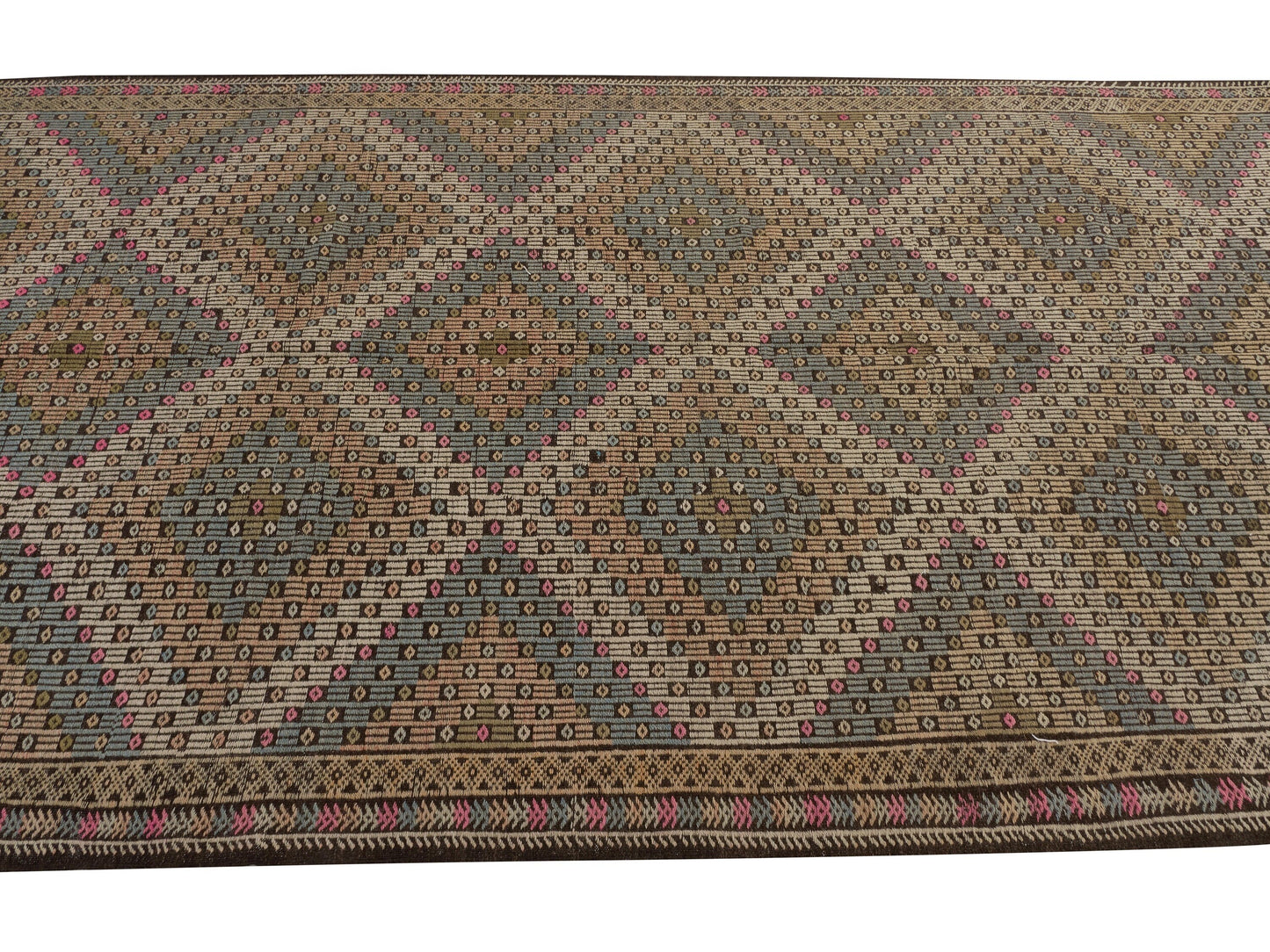 Turkish Kilim, Kilim Rug 6x11, Vintage Kilim, Handmade Anatolia Kilim Rug, Antique Rug, Entryway Rug, Rustic Rug, Neutral Rug, 10510