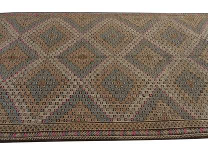 Turkish Kilim, Kilim Rug 6x11, Vintage Kilim, Handmade Anatolia Kilim Rug, Antique Rug, Entryway Rug, Rustic Rug, Neutral Rug, 10510