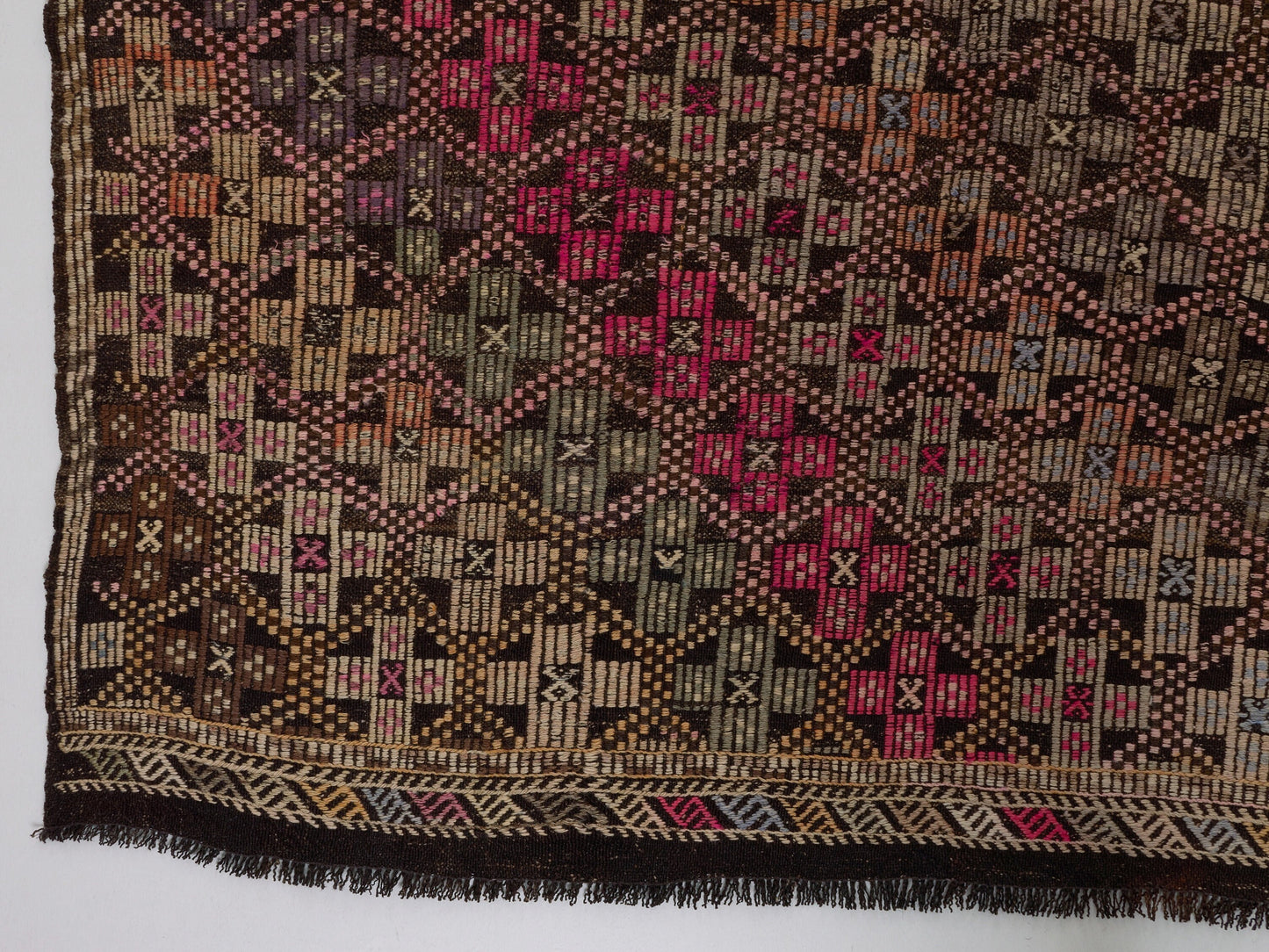Turkish Vintage Kilim Rug, Handmade Anatolia Ethnic Kilim Rug, Kilim Rug 5x11, Turkish Kilim, Living Rug, Rug Kilim, Rustic Rug, 10515