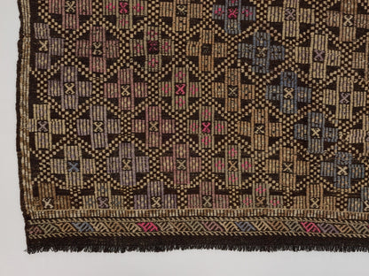 Turkish Vintage Kilim Rug, Handmade Anatolia Ethnic Kilim Rug, Kilim Rug 5x11, Turkish Kilim, Living Rug, Rug Kilim, Rustic Rug, 10515