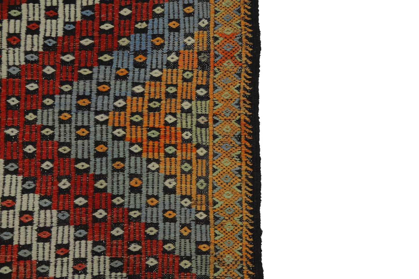 Unique Kilim Rug 6x11, Turkish Vintage Bohemian Kilim Rug ,Geometric Gypsy Kilim Rug ,Bedroom Rug, Eclectic Decor, 6148