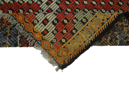 Unique Kilim Rug 6x11, Turkish Vintage Bohemian Kilim Rug ,Geometric Gypsy Kilim Rug ,Bedroom Rug, Eclectic Decor, 6148