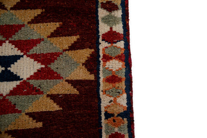 Fine İkat Runner rug,Floor Vintage runner rug, 3x12 Runner rug,Carpet runner,Primitive decor,Bedroom rug,Kitchen rug,7799