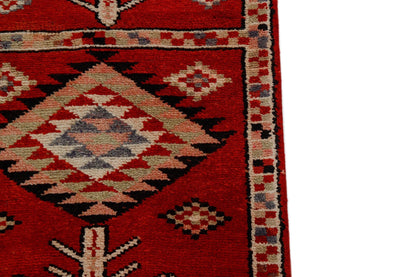 Antique Oriental Turkish Oushak Vintage Hallway Carpet Floor Entryway Kitchen One of a kind Boho Runner rug, 7794